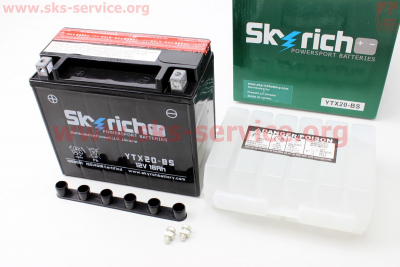 Аккумулятор 18Аh YTX20-BS кислотный (L175*W87*H155mm)