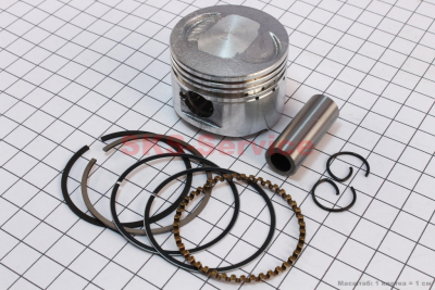Поршень, кольца, палец к-кт 60cc 44мм +0,25 (палец 13мм)