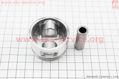 Поршень, кольца, палец к-кт 80cc 47мм STD (палец 13мм)