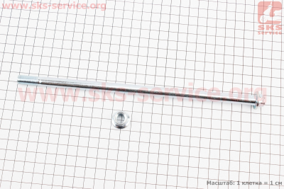 Ось маятника d10mm; L240mm + гайка