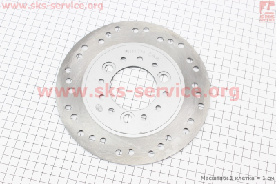 Диск тормозной задний D=190mm, серый