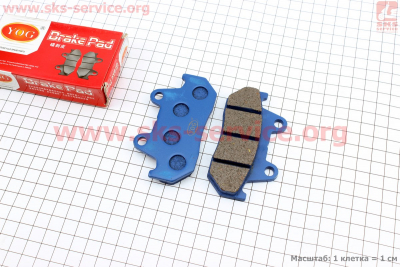 Тормозные колодки (дисковые) Honda WH-125/CB-125T/CBX-250/CX-500/CBX-750/VF-750/VF-1000/GL-1100/NS-250/CN-250/VFR-400