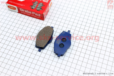 Тормозные колодки (дисковые) Yamaha TZR-50/YSR-50Т/DT-125R/TDR-125/YZ-125U/XT-225/YBR-125/TDR-125/DT-125/TT-225/YTZ-250