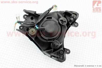 Loncin- LX250GY-3 Фара передняя в сборе