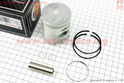 Поршень, кольца, палец к-кт Honda LEAD100 51мм +0,50 (палец 13мм)