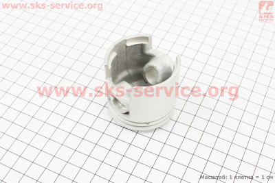 Поршень, кольца, палец к-кт Suzuki AD70 47мм +0,25 (палец 10мм) Тайвань