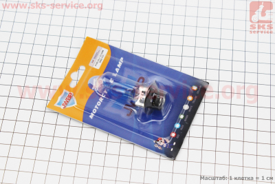 Лампа фары P15D-25-1 12V 35/35W синяя