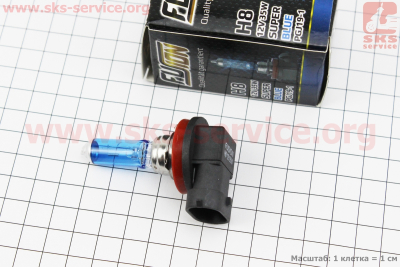 Лампа фары галоген H8 12V 35W Super White