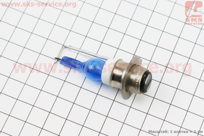 Лампа фары P15D-25-1 12V 18/18W SUPER LIGHT