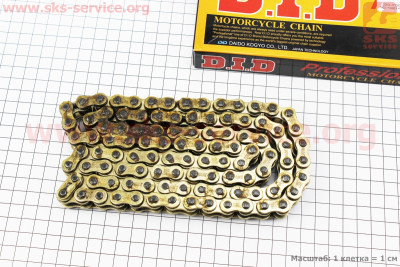 Цепь привода колеса 428НVO*104L GOLD (с сальниками) (есть DID на звене)