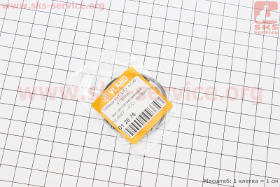 Кольца поршневые Honda DIO50 39мм +2,00 (замки внутренние)