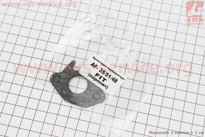 Прокладка патрубка карбюратора Honda DIO AF34/35 (паронит) 