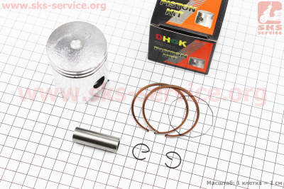Поршень, кольца, палец к-кт Yamaha YB100 52мм +0,50 (палец 14мм) 