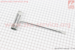 Ключ свечной для бензопилы, 13/19mm, L=160mm, усиленный