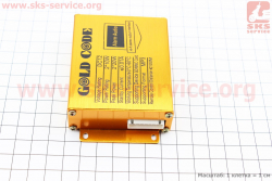 АУДИО-блок (МРЗ-USB/SD, FM-радио, пультДУ, сигнализация) + колонки 2шт (красные)