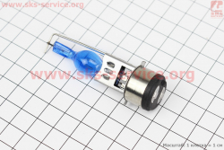Лампа фары H6 BA20D 12V 35/35W super синяя свеча тип 2
