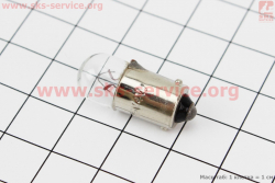 Лампа поворота (белая с цоколем) 12V/4W G10 BA9S