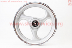 Диск передний литой MT3,50x13 d12mm (диск торм. 3 болта) 3 луча серый (VIPER - F1)