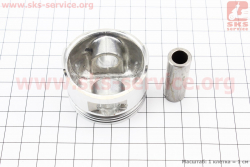 Поршень, кольца, палец к-кт 80cc 47мм +0,25 (палец 13мм)