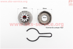 Храповик кикстартера + шайба STELS50/Yamaha 90