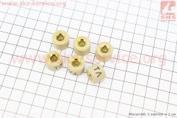 Ролики вариатора 6шт, 15*12 - 9г, 2Трем