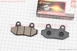 Тормозные колодки (дисковые) без уха, Viper - RACE/STORM/CG/СВ/HONDA-LS125;NSR 50;MBX 50/LIFAN/KYMCO-Pulsar/LONCIN, к-кт 2шт