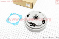 Сцепление двухдисковое в сборе (корзина) Delta 110/125сс механика 