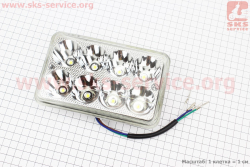 Фары квадратной передняя часть 8-LED, 165*105мм, TUNING
