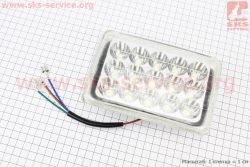 Фары квадратной передняя часть 15-LED, 165*105мм, TUNING