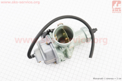 Карбюратор СВ/CG-250/300 (d=33), дроссель под трос + патрубок