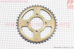Звезда задняя JD125 - 428-43T - d=58; 4отв.*78mm каленая