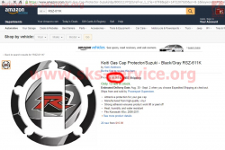 Наклейка защитная на крышку бензобака Suzuki  RSZ-611K