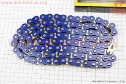 Цепь привода колеса 520НVO*104L GOLD/BLUE (с сальниками) (нет DID на звене)