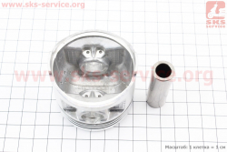 Поршень, кольца, палец к-кт 125cc 56,5мм +0,50 (палец 15мм)