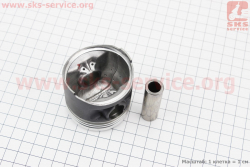 Поршень, кольца, палец к-кт 125cc 56,5мм STD (палец 15мм) тефлоновое покрытие