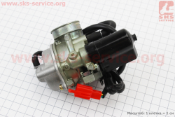 Карбюратор Honda DIO50 AF18/27/28 (d=17) (с дополнительным штуцером)