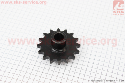 Звезда приводная задняя шлицевая 530-16T (втулка d=20mm, L=48mm)