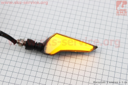 Поворот диодный на гибкой ножке + стоп сигнал/габарит LED ИЗГИБ малый, 2шт