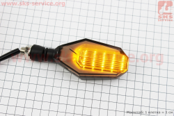 Поворот диодный на гибкой ножке + стоп сигнал/габарит LED РОМБ, 2шт