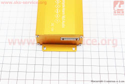 АУДИО-блок (МРЗ-USB/SD+FM-радио+пультДУ+сигнализация) + колонки 80мм 2шт (черные)
