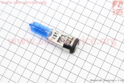 Лампа фары H6 BA20D 12V 35/35W super синяя свеча
