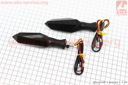 Поворот диодный на гибкой ножке LED СТРЕЛА тип 1секвентальный, 2шт