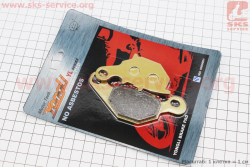 Тормозные колодки (дисковые) Suzuki AD100/RM 80/RM 85/DR-Z 125; KAWASAKI KLX 125L/KMX 125 к-кт желтые