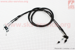 Трос газа двойной Yamaha JOG SA-36J/39J (трос 174см; кожух 165см)