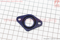 Прокладка патрубка карбюратора Honda DIO AF18/27 (пластмасс) d-18mm + манжет