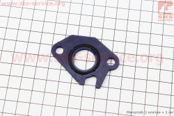 Прокладка патрубка карбюратора Honda DIO AF34/35 (пластмасс) d-18mm + манжет