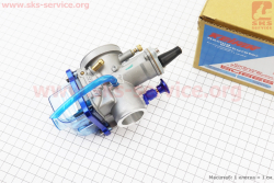 Карбюратор TUNING прозр. поддон PWK 26 (d=26mm) с мех. заслонкой, (качественная копия)