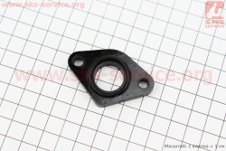 Прокладка патрубка карбюратора Honda DIO AF18/27 (пластмасс) d-18mm + манжет