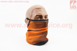 Маска лица пылезащитная KTM, с оранжевым рисунком, GE-108