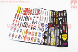 Наклейки набор 106шт MOTORSPORT 5758 (33х48см)